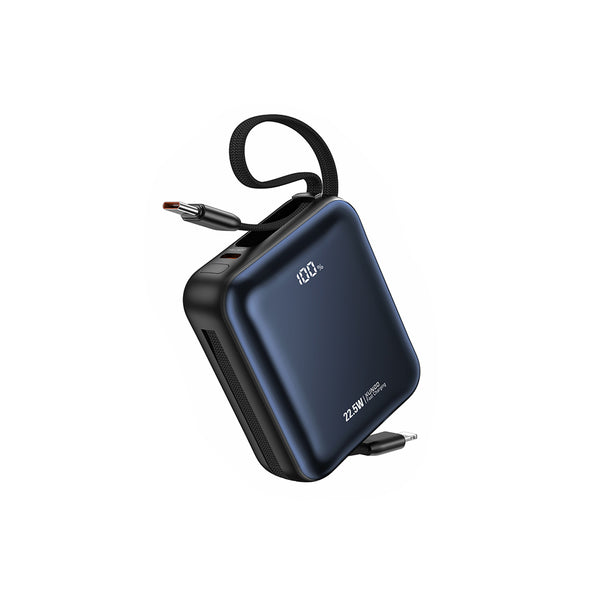 XUNDD XDPB-014 Dual Cable Mini Power Bank - 22.5W 10000mAh