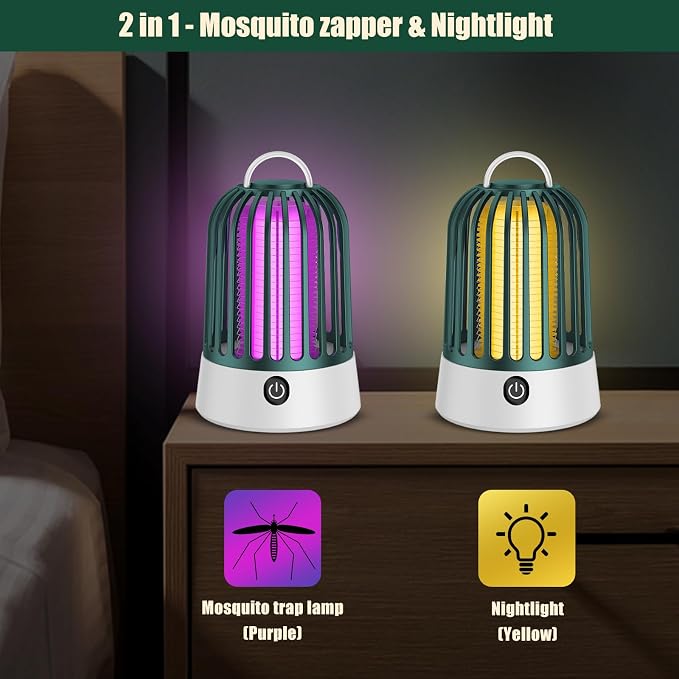 2-in-1 Bug Zapper & LED Lantern