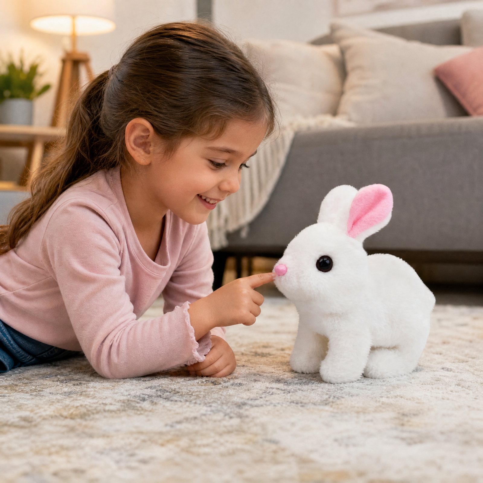 Walking Bunny Toy with Sounds for Baby Kids