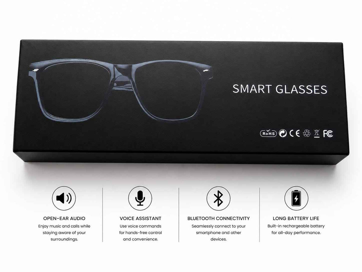 Smart Bluetooth Sunglasses side view