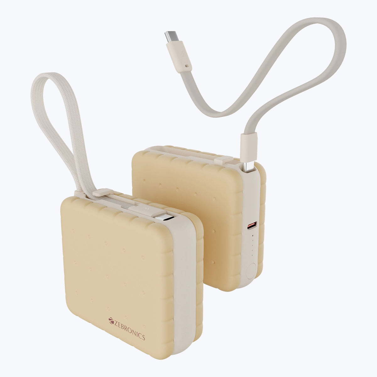 Zebronics EnergiTank 10R3 Power Bank Beige
