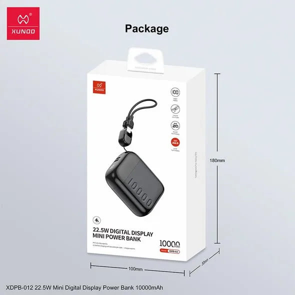 XUNDD XDPB-012 Power Bank ports