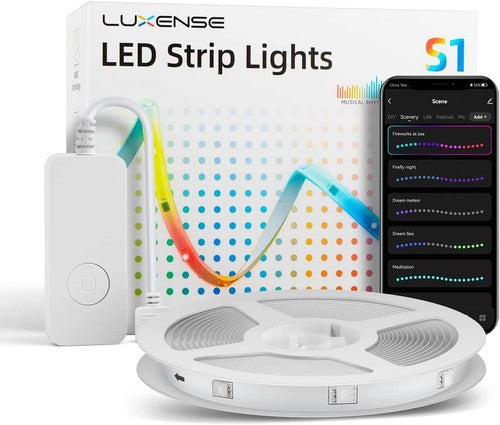 Smart LED Strip Lights installed in room
