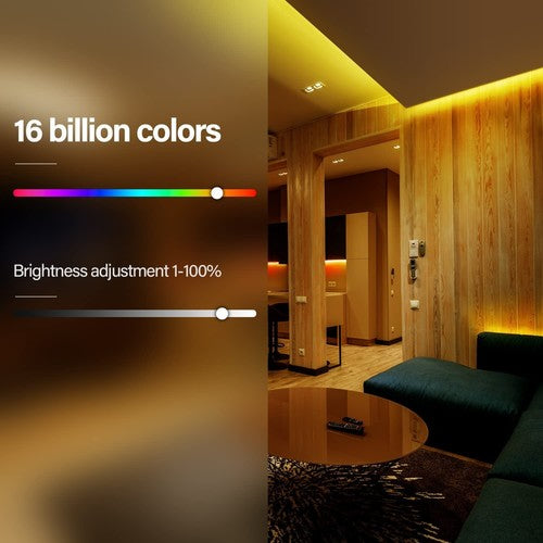 Smart LED Strip Lights app control screen